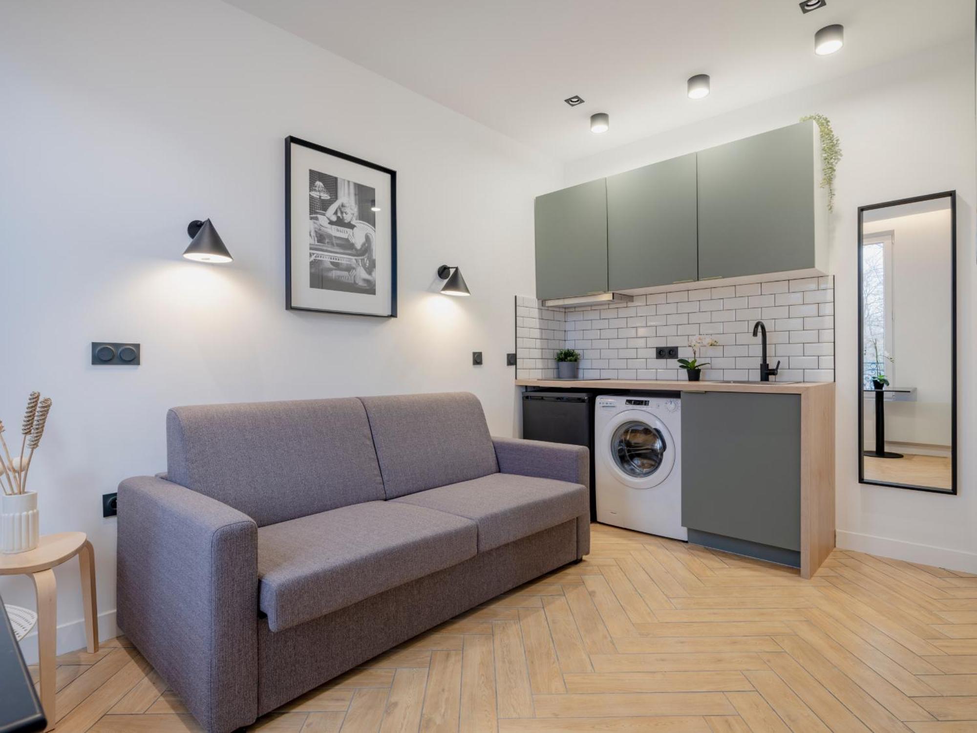 Charming Studio In Pantin Eksteriør bilde